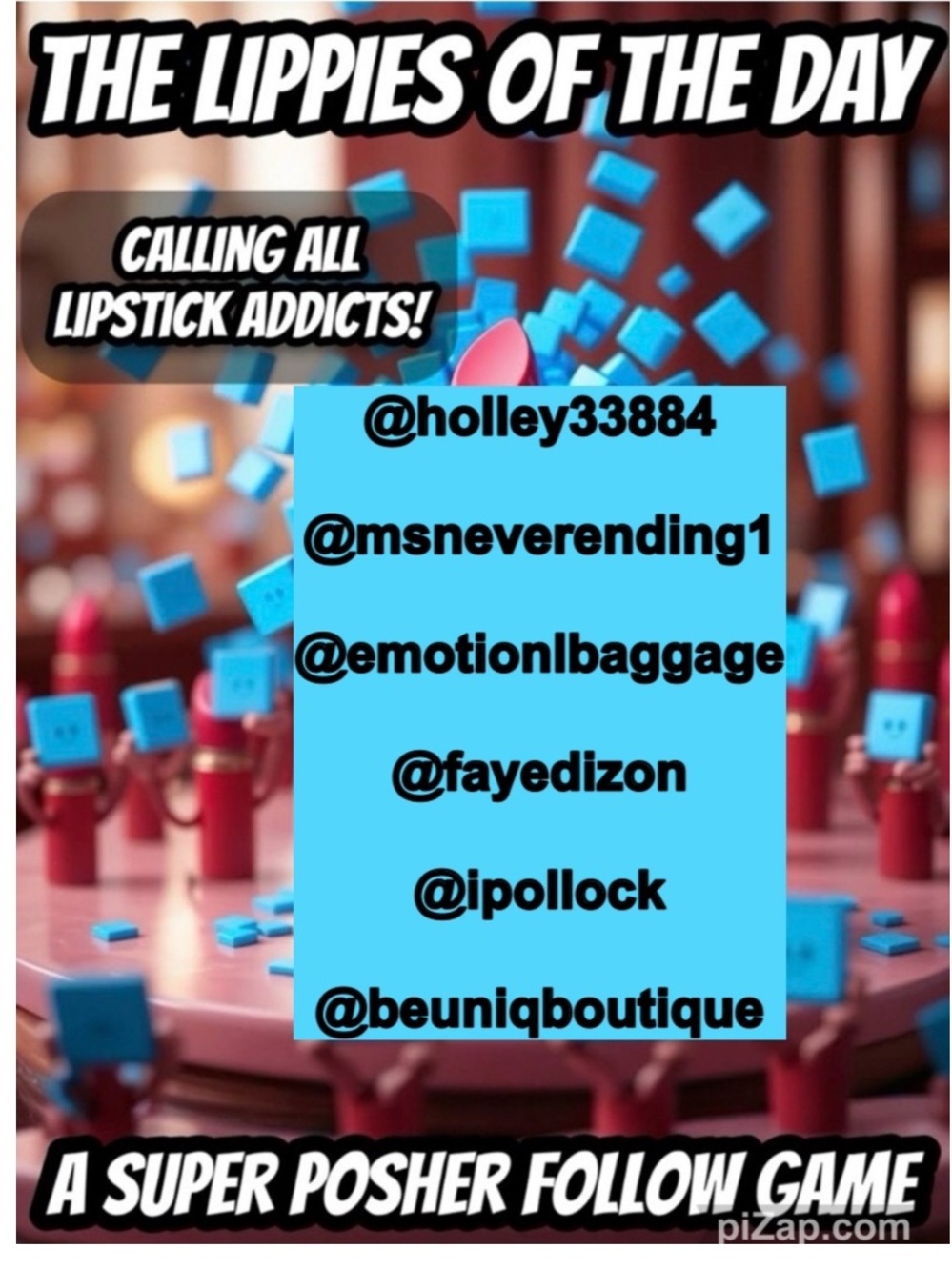 Featured on The Lippies of The Day a Super Posher Follow Game @bell1971